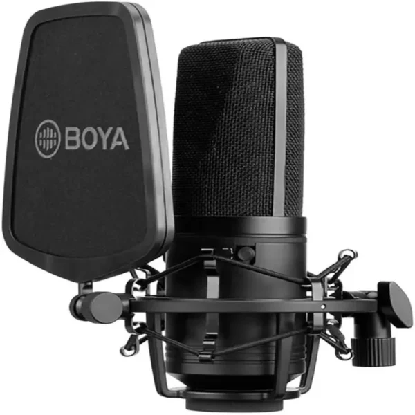 BOYA BY-M1000 Multi-Pattern Large-Diaphragm Condenser XLR Microphone