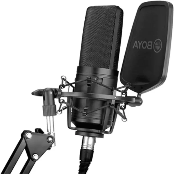 BOYA BY-M1000 Multi-Pattern Large-Diaphragm Condenser XLR Microphone - Image 2